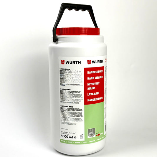 Würth Handreiniger 4000 ml – mikroplastikfrei, silikonfrei, dermatologisch getestet