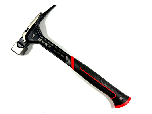 Würth Latthammer 600g vollgeschmiedet mit Magnet, schräge Ansicht