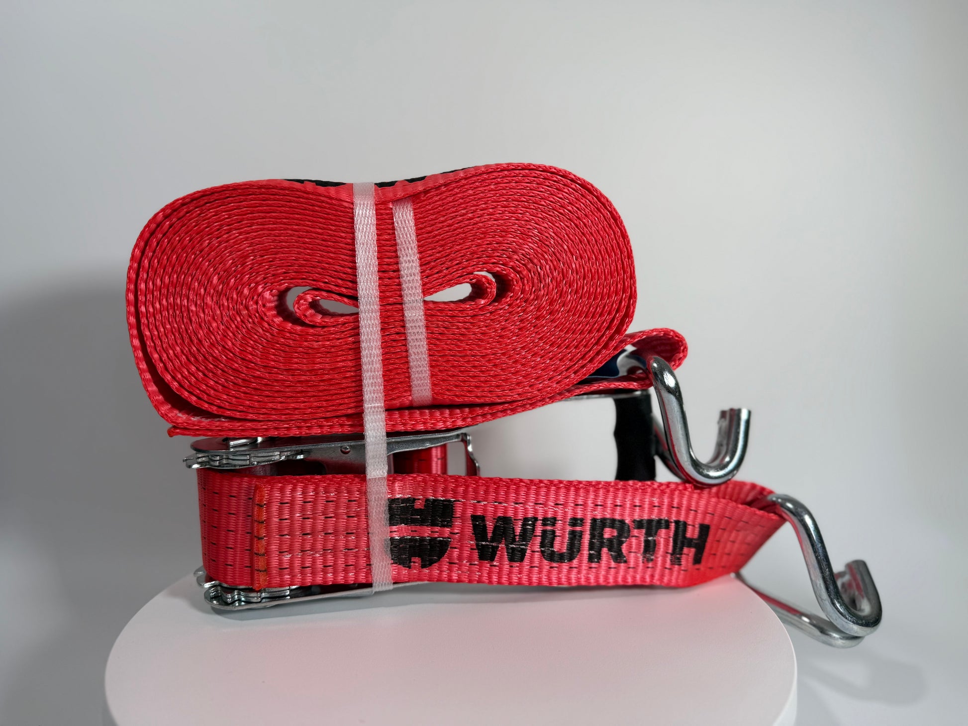 Würth Spanngurt 8 m stehend, mit Haken und Ratsche