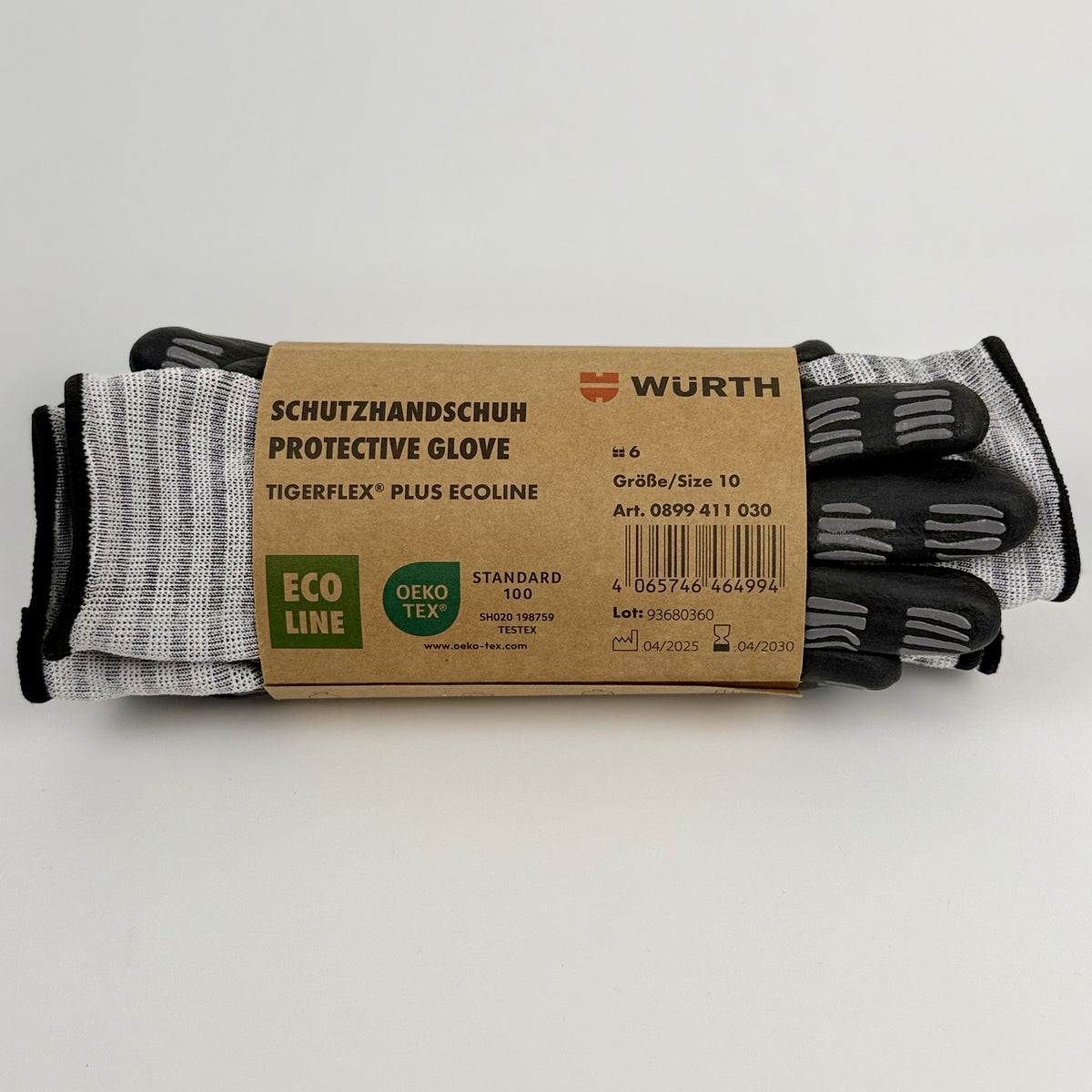 Würth Tigerflex Plus Ecoline Schutzhandschuhe Größe 10 – 6 Paar
