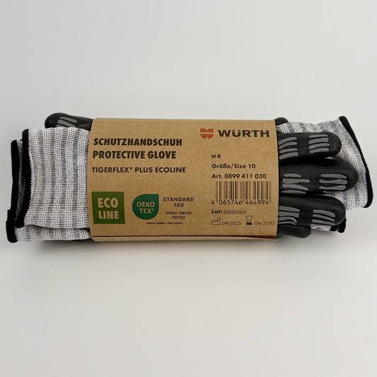Würth Tigerflex Plus Ecoline Schutzhandschuhe Größe 10 – 6 Paar